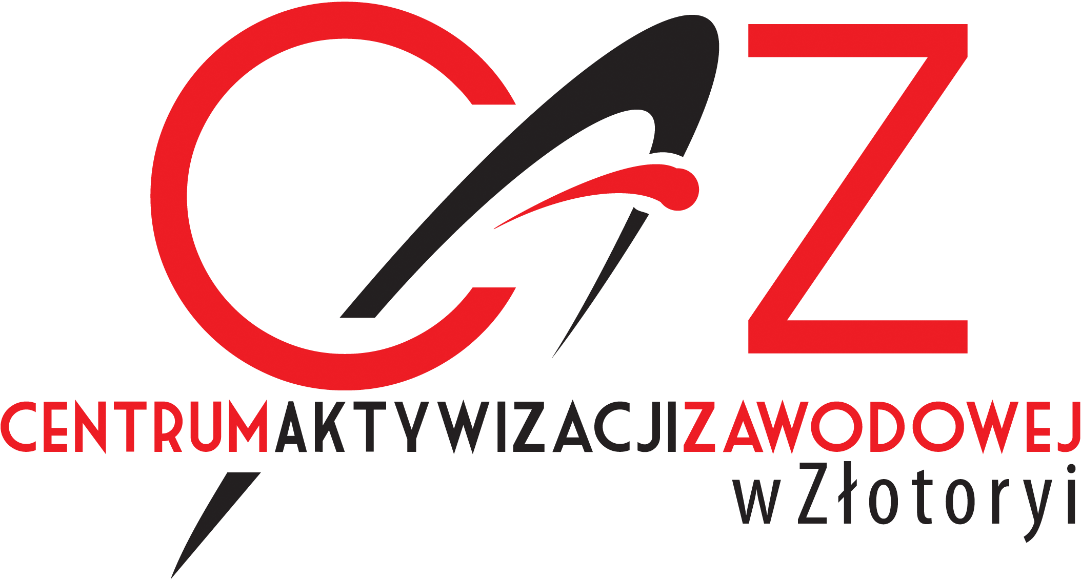 Logotyp CAZ czyli Centrum Aktywizacji Zawodowej w Złotoryi