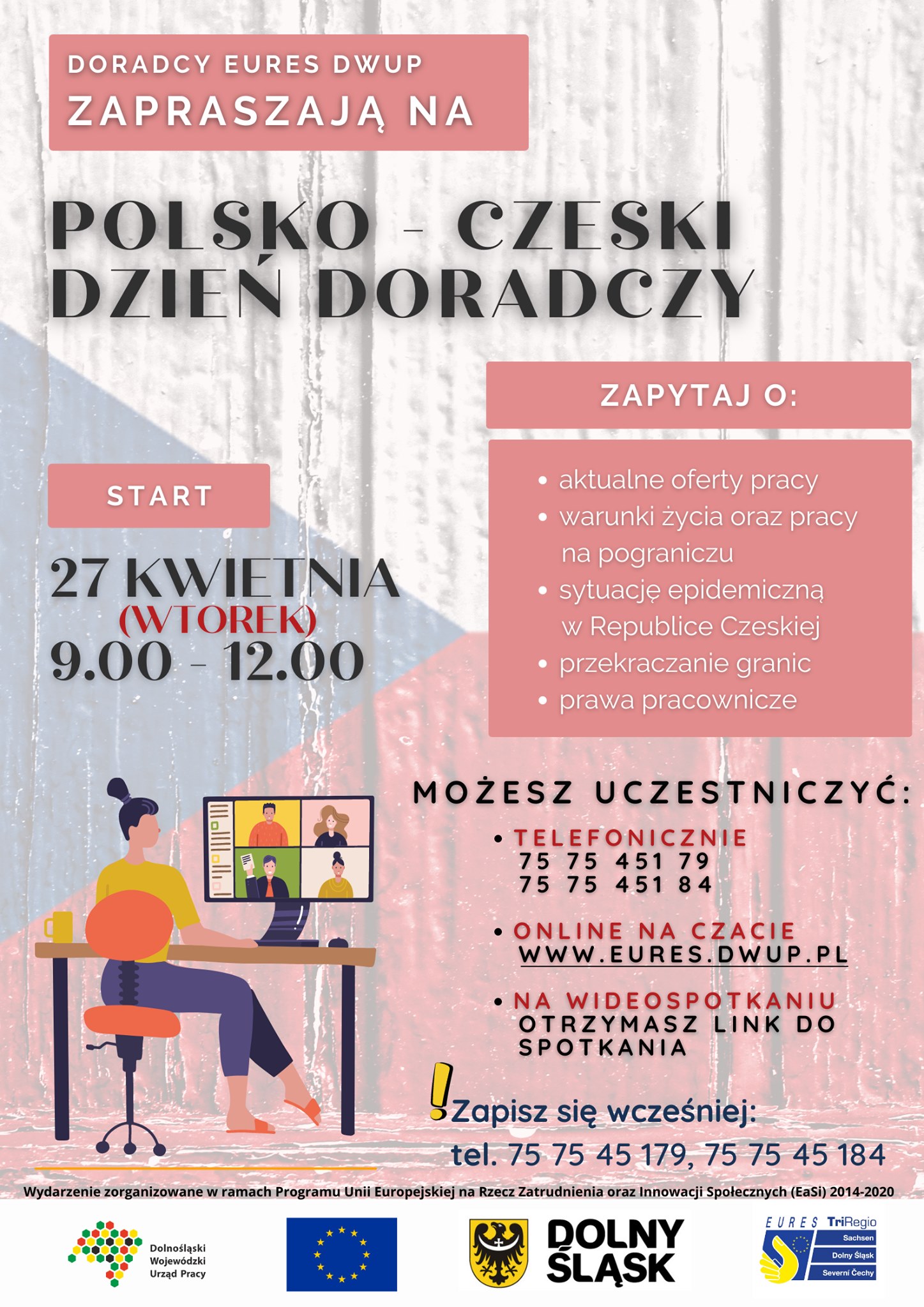 Plakat o polsko-czeskim dniu doradczym